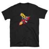 Bitcoin To The Moon T-Shirt - blockchain t-shirt, to the moon t-shirt, hard fork cafe