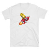 Bitcoin To The Moon T-Shirt - blockchain t-shirt, to the moon t-shirt, hard fork cafe