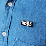 Hodl Pin Collectible - blockchain t-shirt, to the moon t-shirt, hard fork cafe