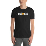 Satoshi - Bitcoin Tee in Dark Colors-Crypto Daddy