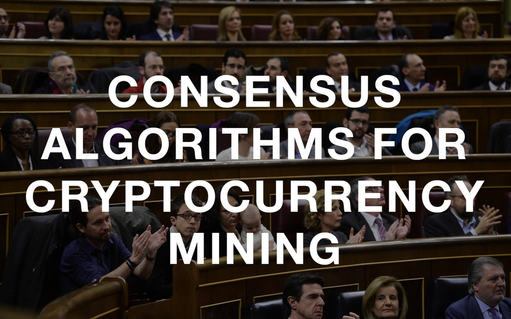 What are consensus algorithms in mining?