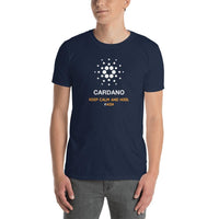 A Special Navy Cardano Shirt - blockchain t-shirt, to the moon t-shirt, hard fork cafe