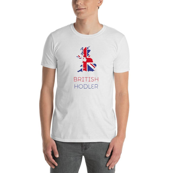 British Hodler T-Shirt - blockchain t-shirt, to the moon t-shirt, hard fork cafe