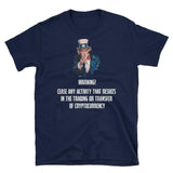 Cease Any Crypto Activity T-Shirt - blockchain t-shirt, to the moon t-shirt, hard fork cafe
