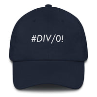 #DIV/0! Divide by Zero Excel Error Cotton Dad Hat-Crypto Daddy