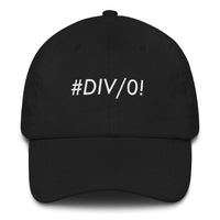 #DIV/0! Divide by Zero Excel Error Cotton Dad Hat-Crypto Daddy