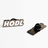 Hodl Pin Collectible - blockchain t-shirt, to the moon t-shirt, hard fork cafe